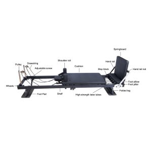 New Pilates Home Reformer Model PP-S3001 (Black)